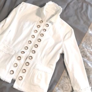 White Denim jacket